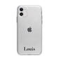 Name Apple iPhone 11 in White with Bumper Case