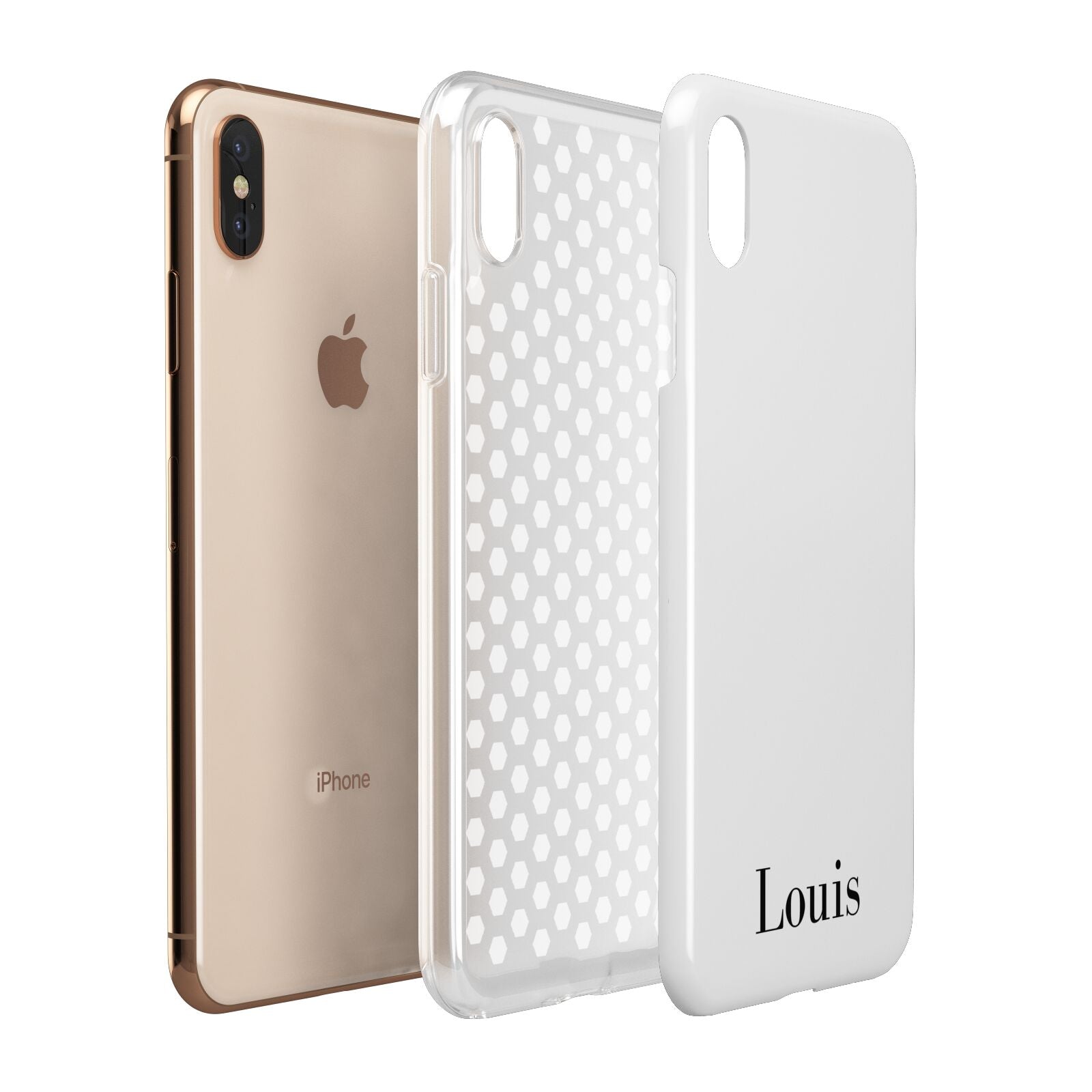 Name Apple iPhone Xs Max 3D Tough Case Expanded View