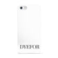 Name Personalised White Apple iPhone 5 Case