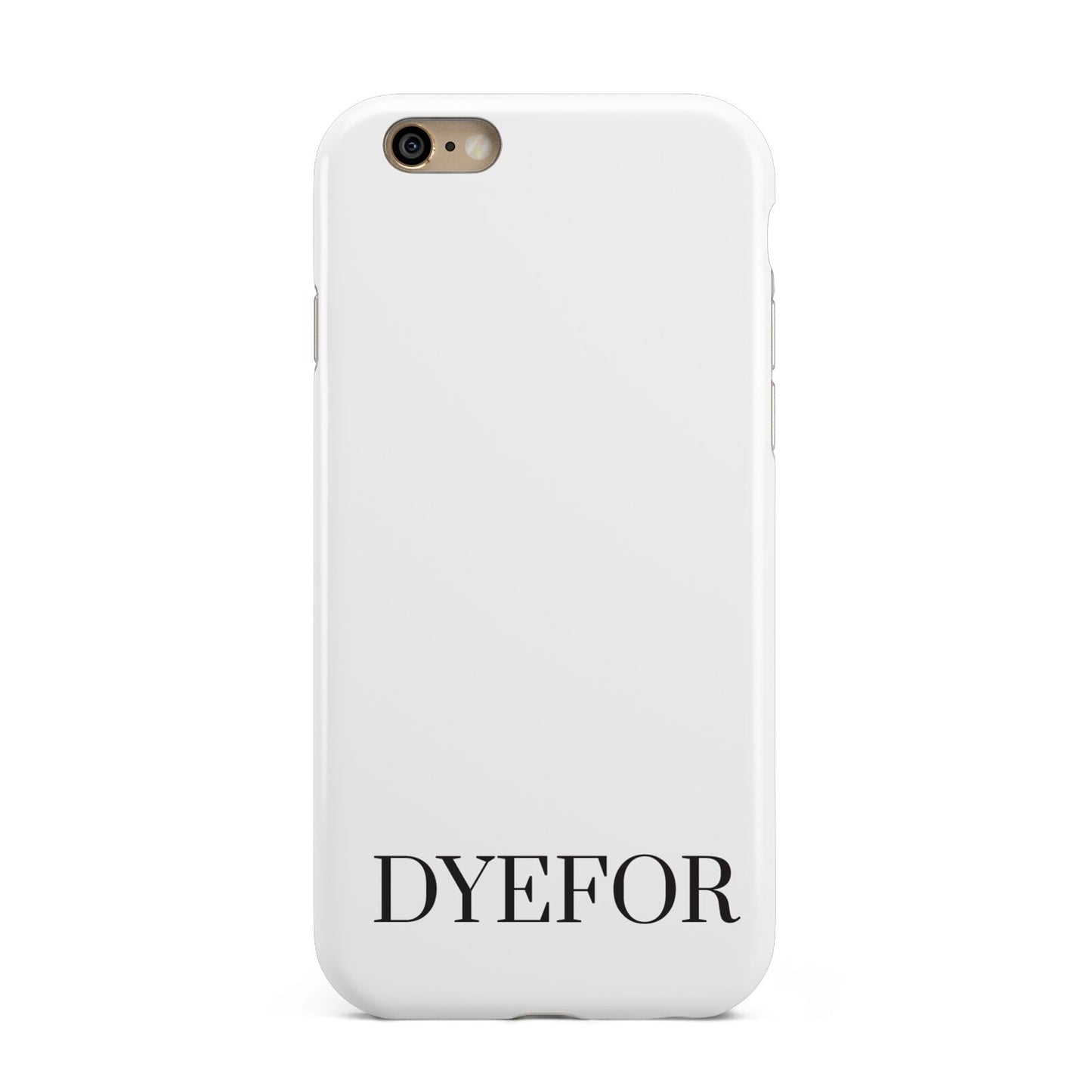 Name Personalised White Apple iPhone 6 3D Tough Case