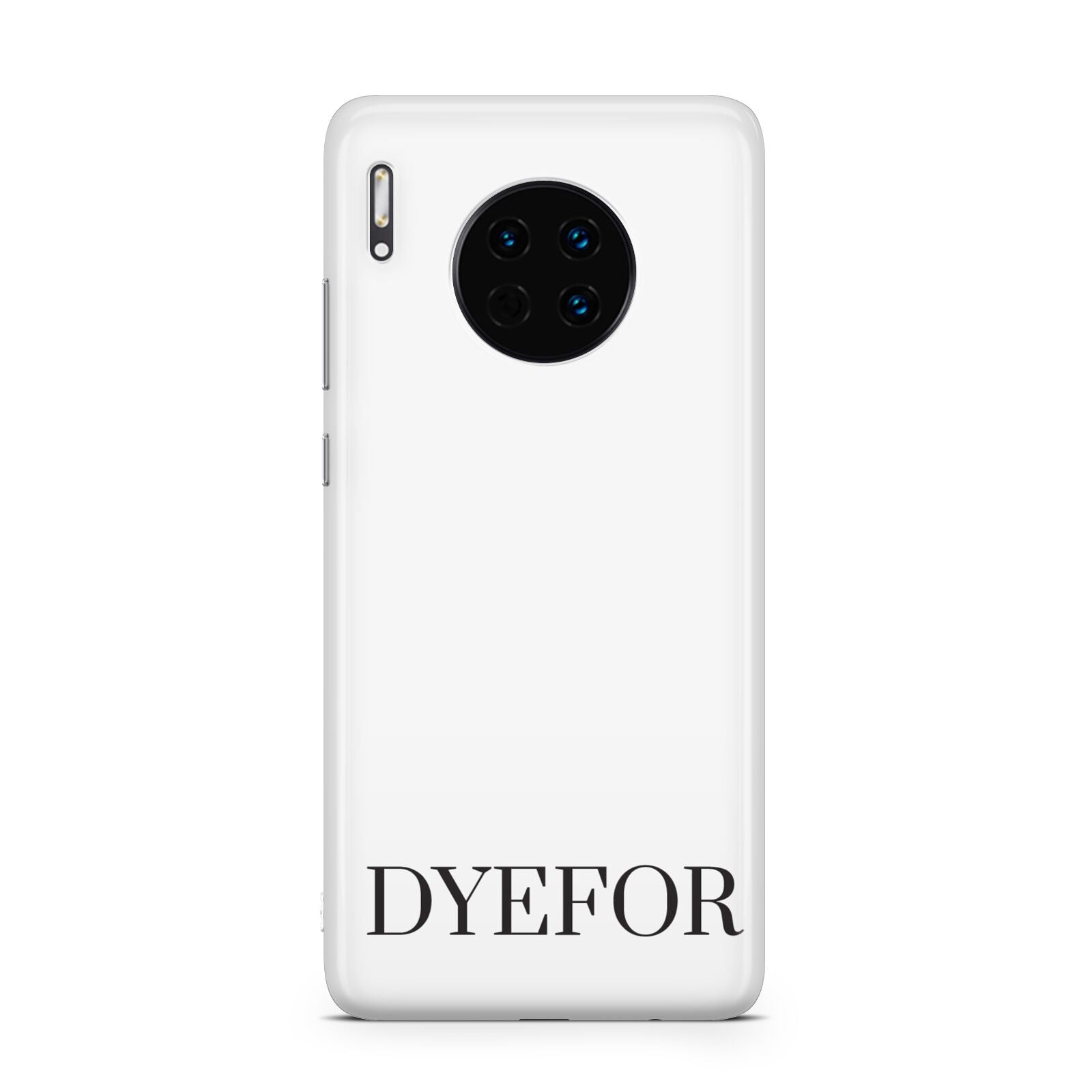 Name Personalised White Huawei Mate 30