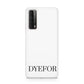 Name Personalised White Huawei P Smart 2021