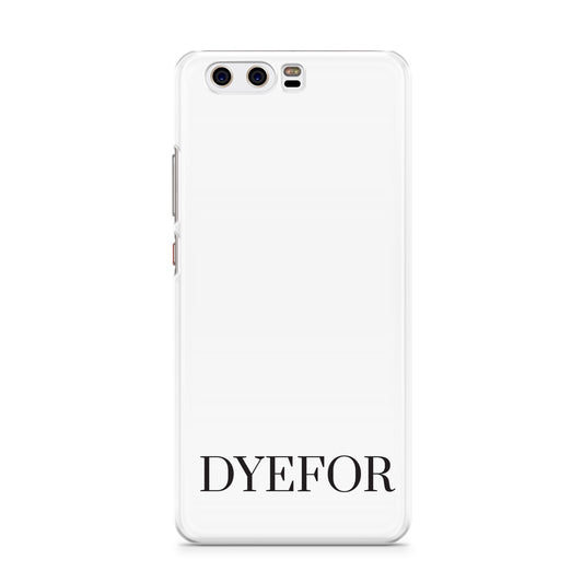 Name Personalised White Huawei P10 Phone Case