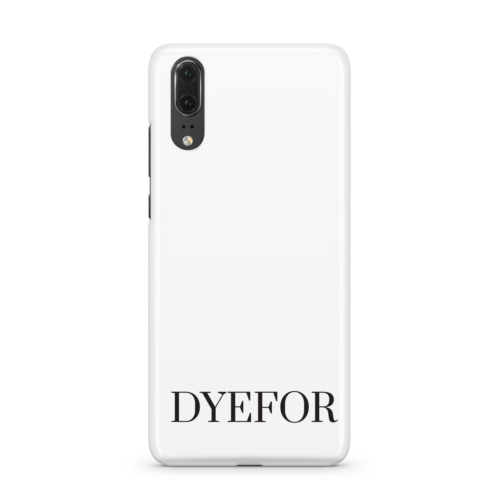 Name Personalised White Huawei P20 Phone Case
