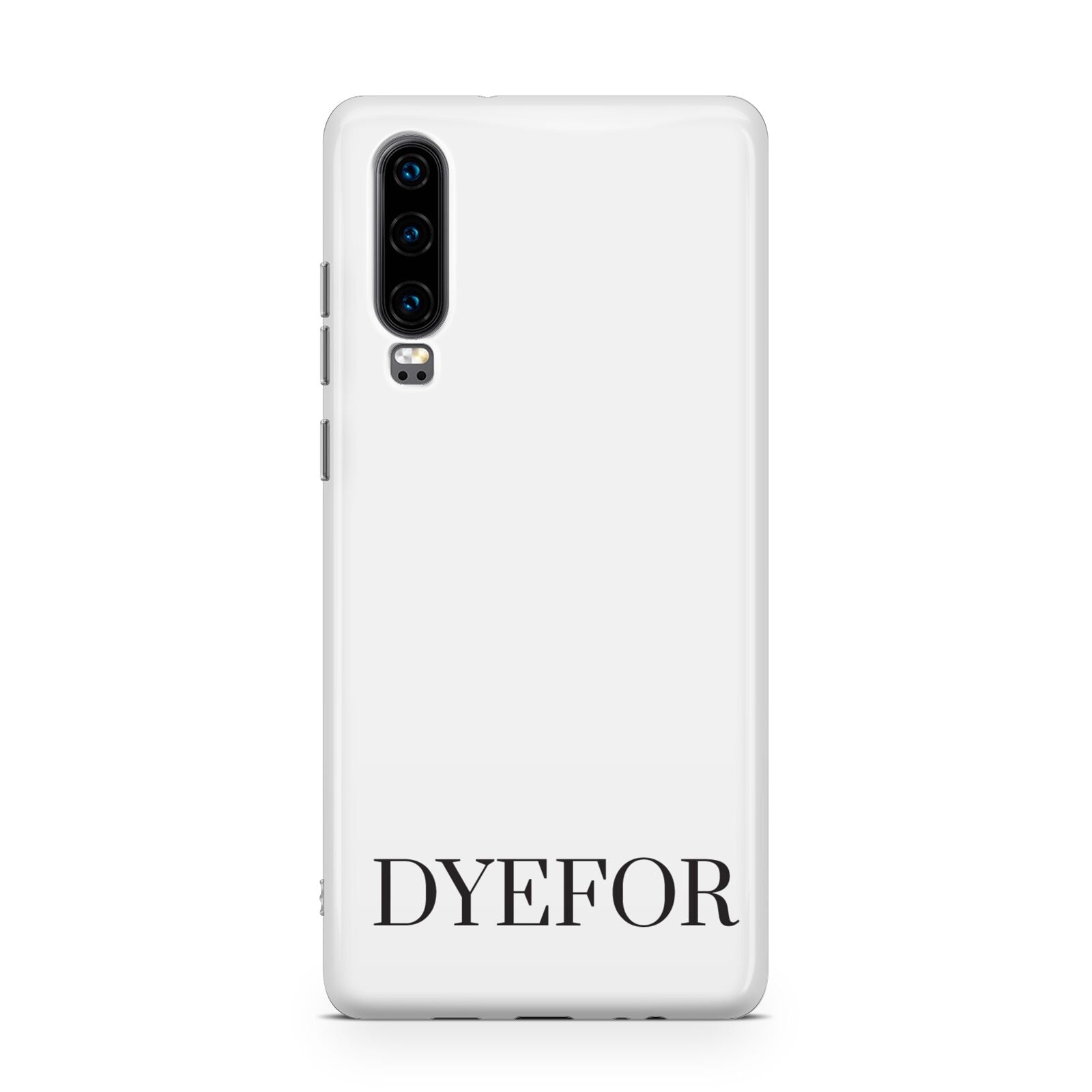 Name Personalised White Huawei P30 Phone Case