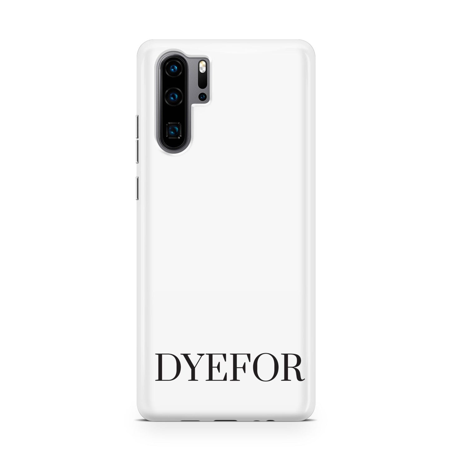 Name Personalised White Huawei P30 Pro Phone Case