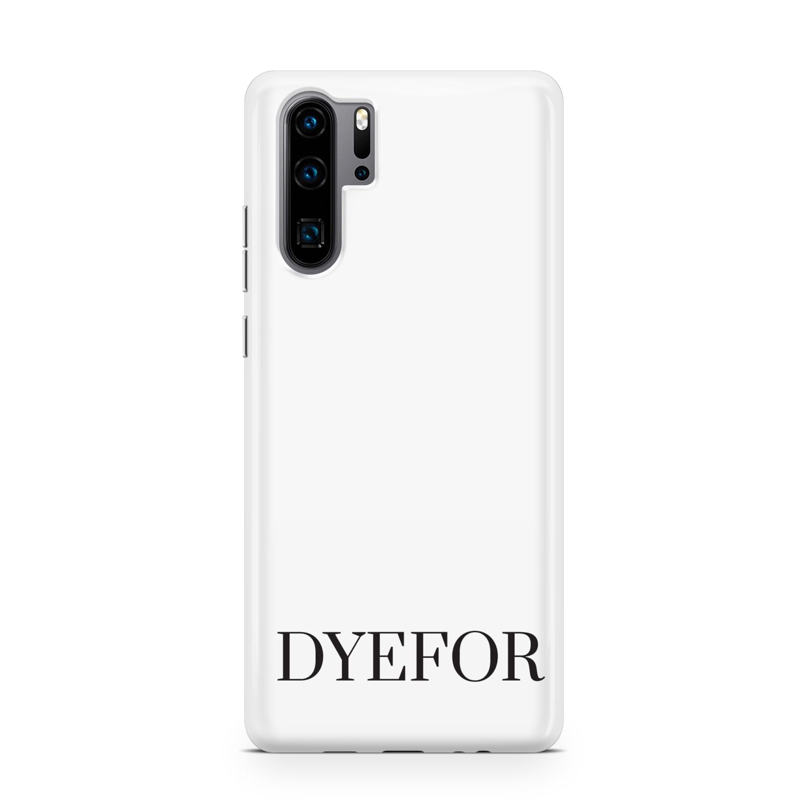 Name Personalised White Huawei P30 Pro Phone Case