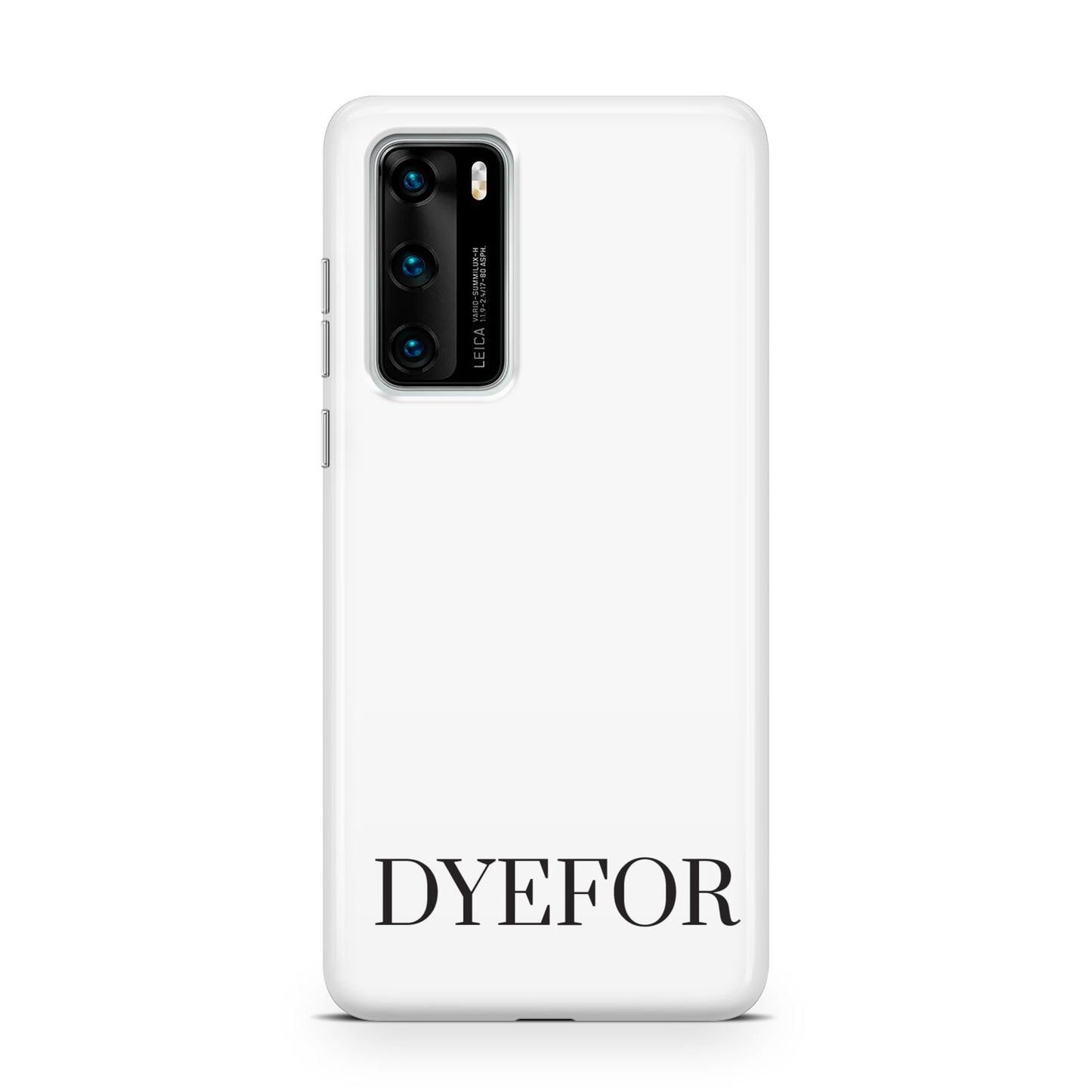 Name Personalised White Huawei P40 Phone Case