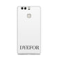 Name Personalised White Huawei P9 Case