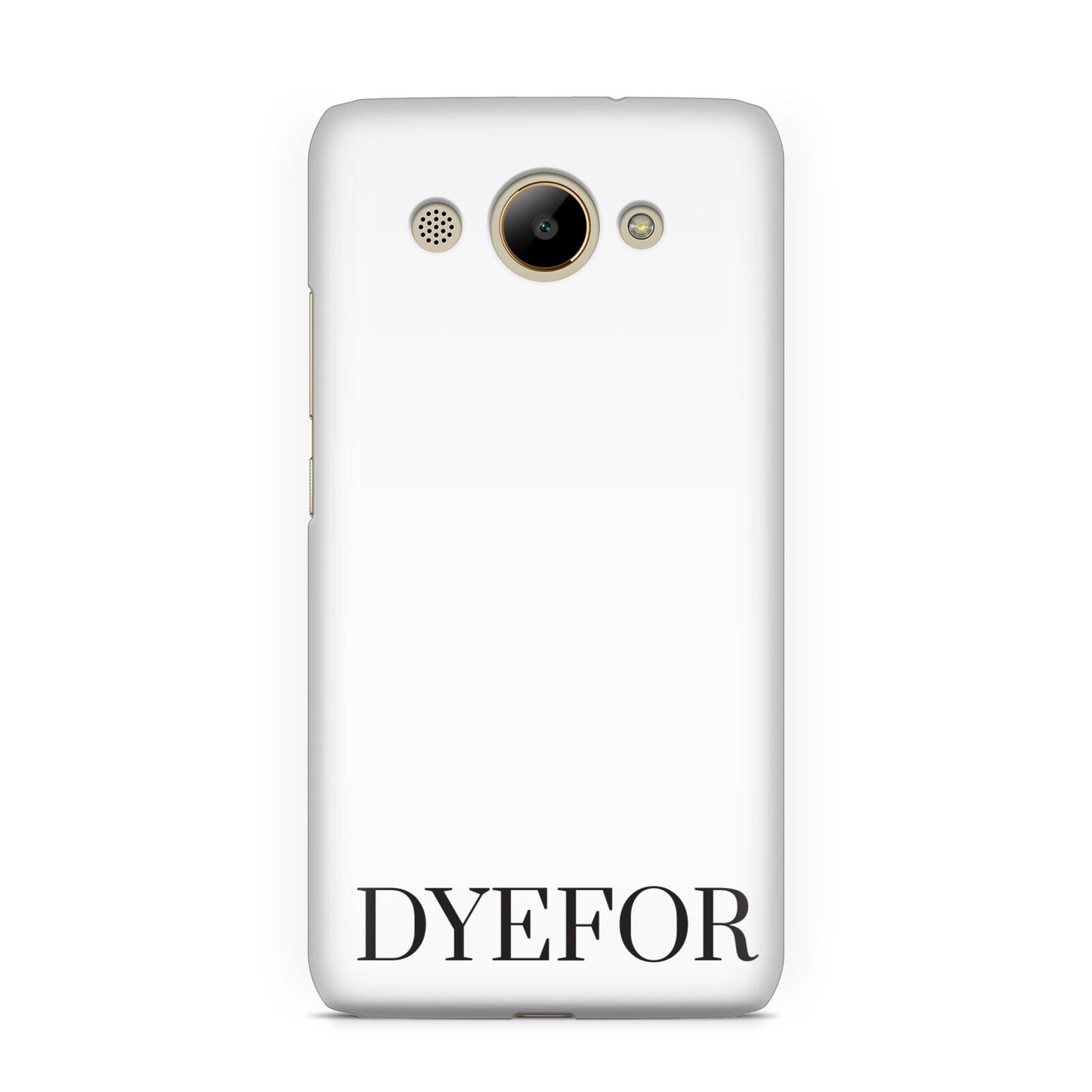 Name Personalised White Huawei Y3 2017