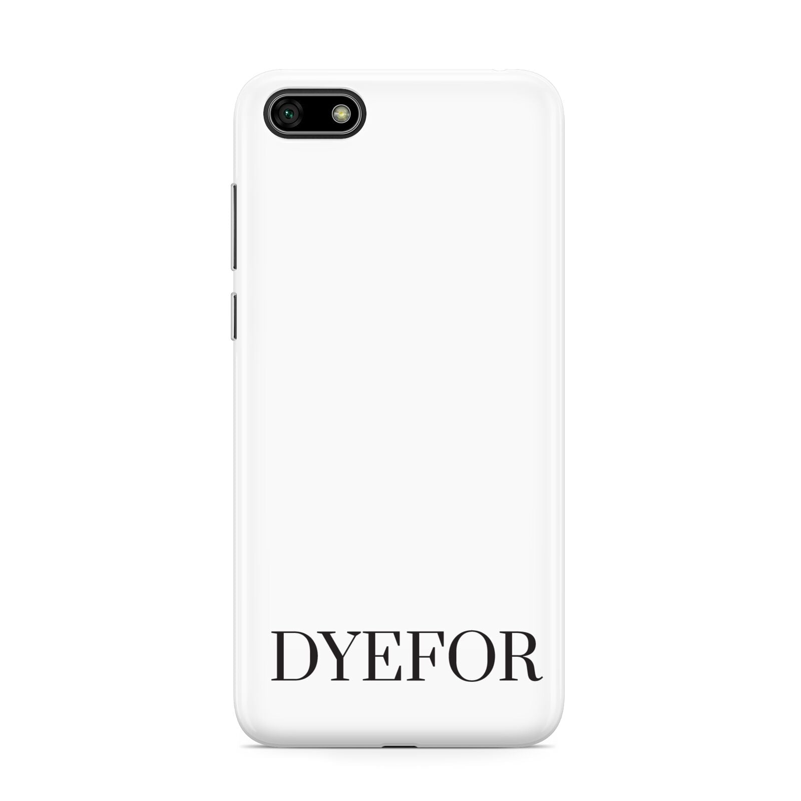 Name Personalised White Huawei Y5 Prime 2018 Phone Case