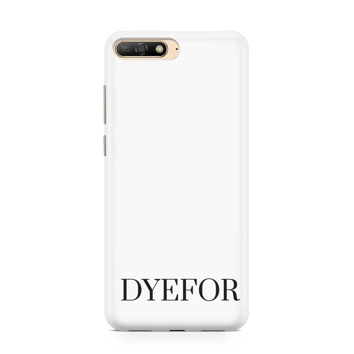 Name Personalised White Huawei Y6 2018