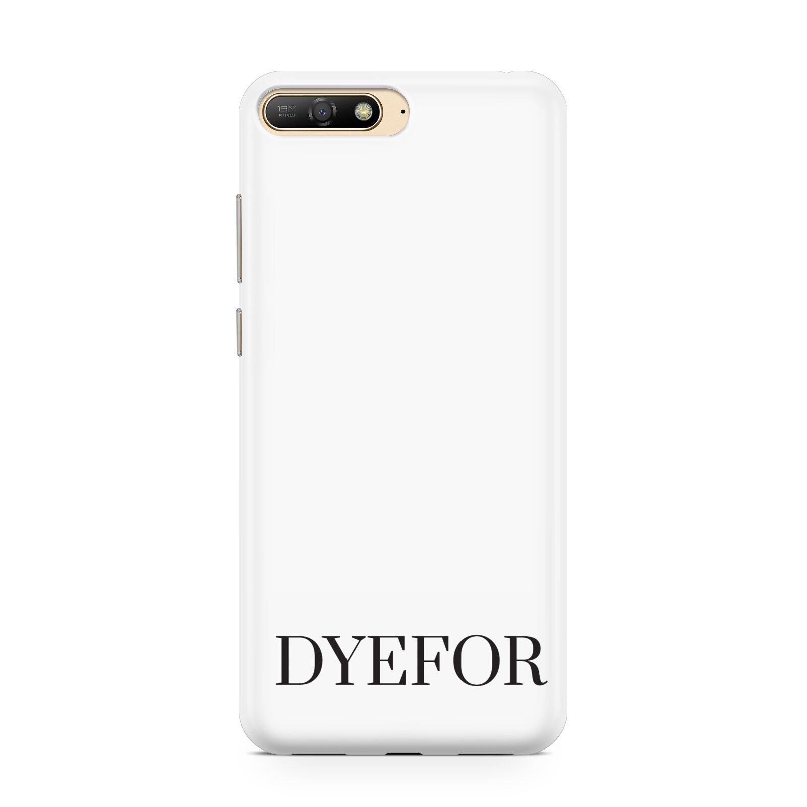 Name Personalised White Huawei Y6 2018
