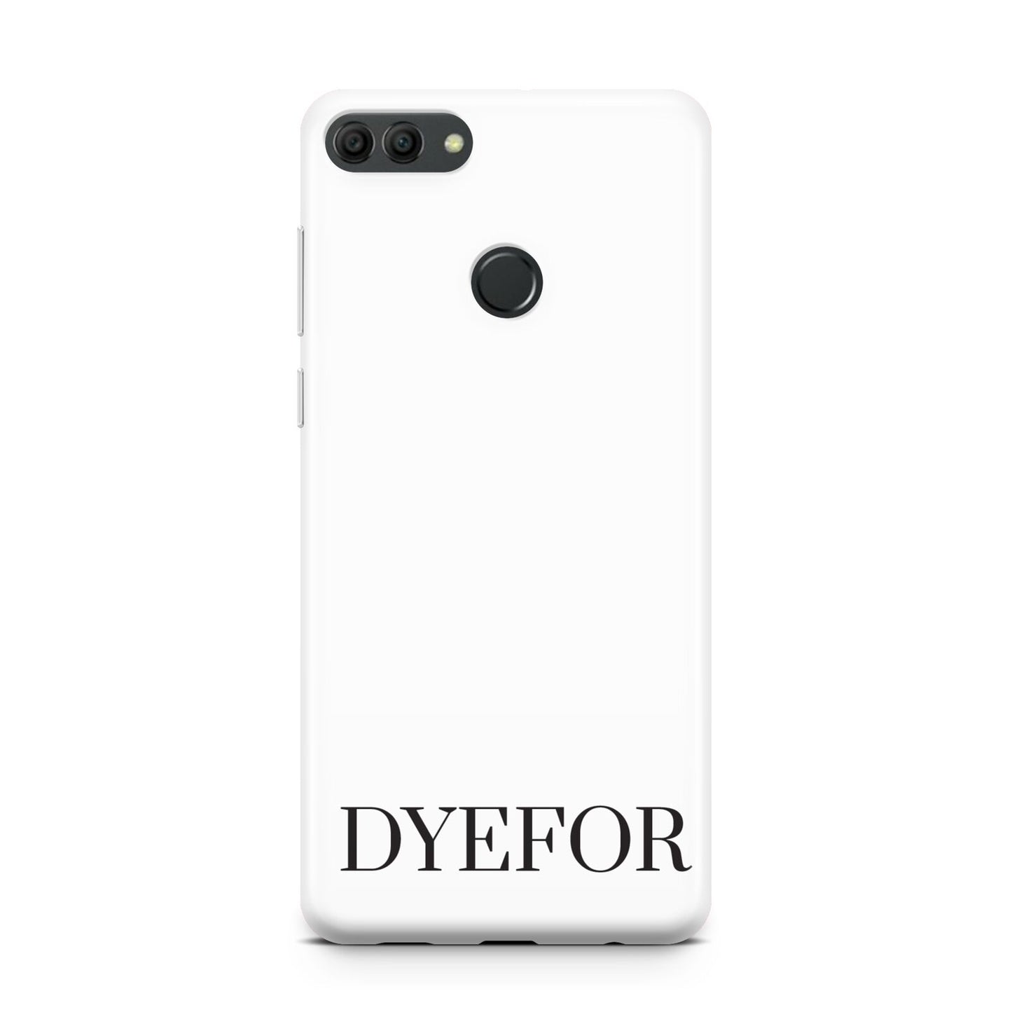 Name Personalised White Huawei Y9 2018