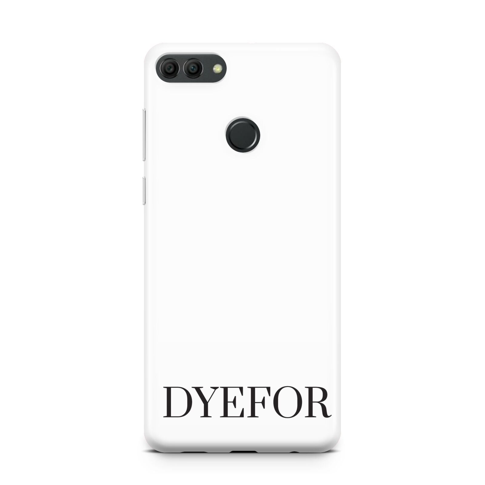 Name Personalised White Huawei Y9 2018
