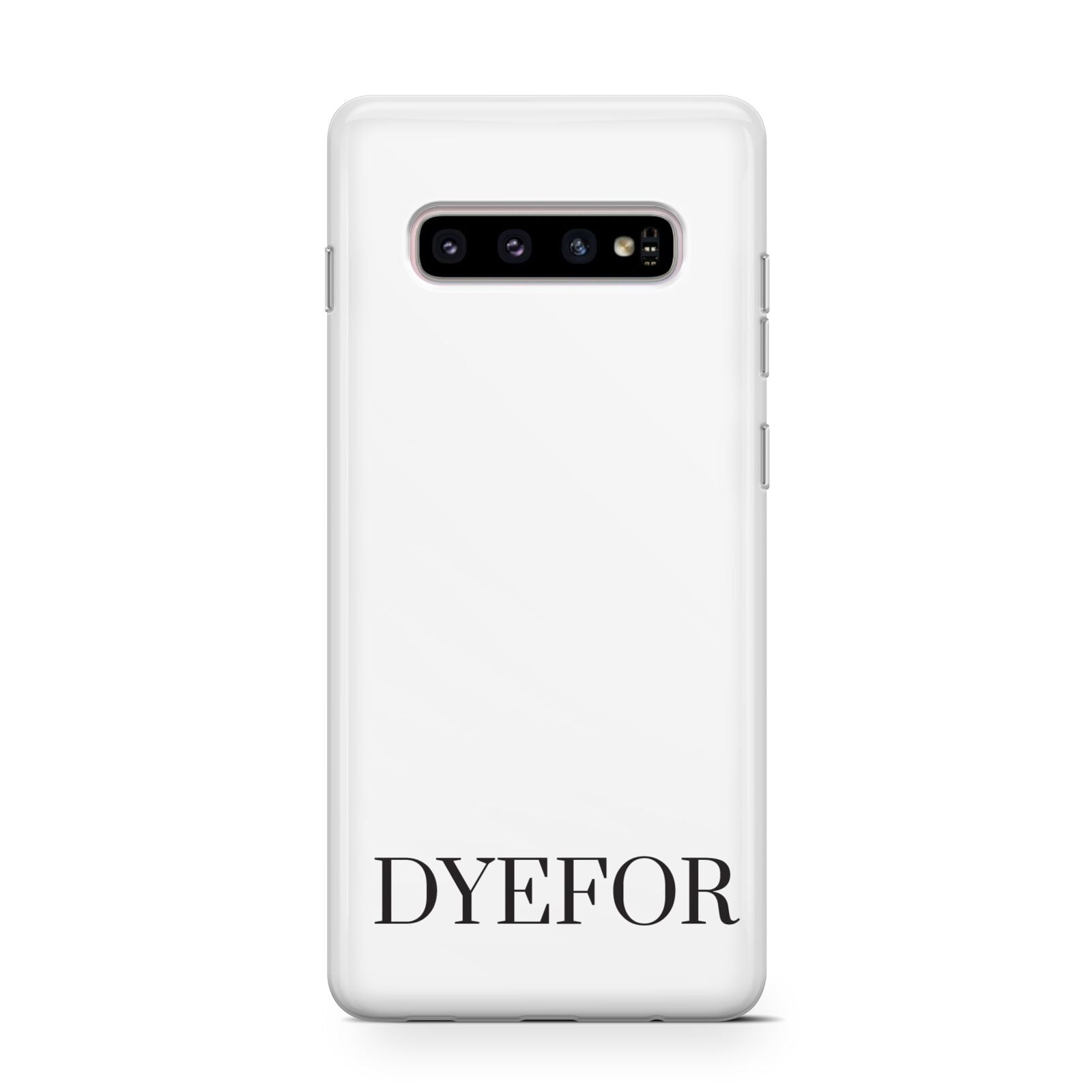 Name Personalised White Protective Samsung Galaxy Case