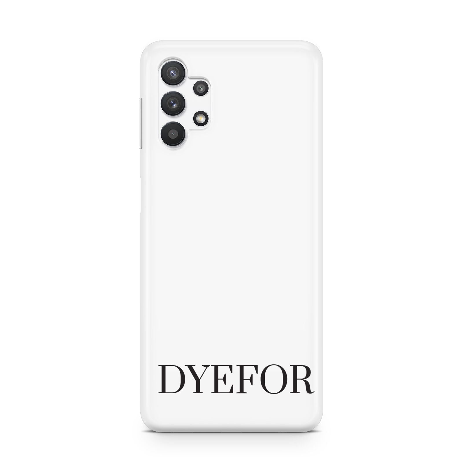 Name Personalised White Samsung A32 5G Case