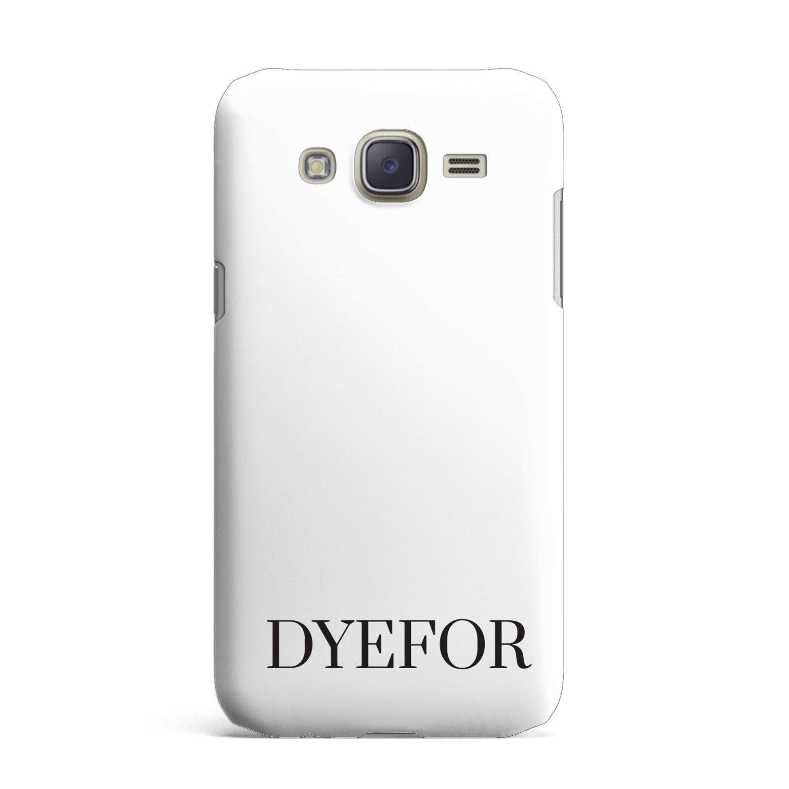 Name Personalised White Samsung Galaxy J7 Case