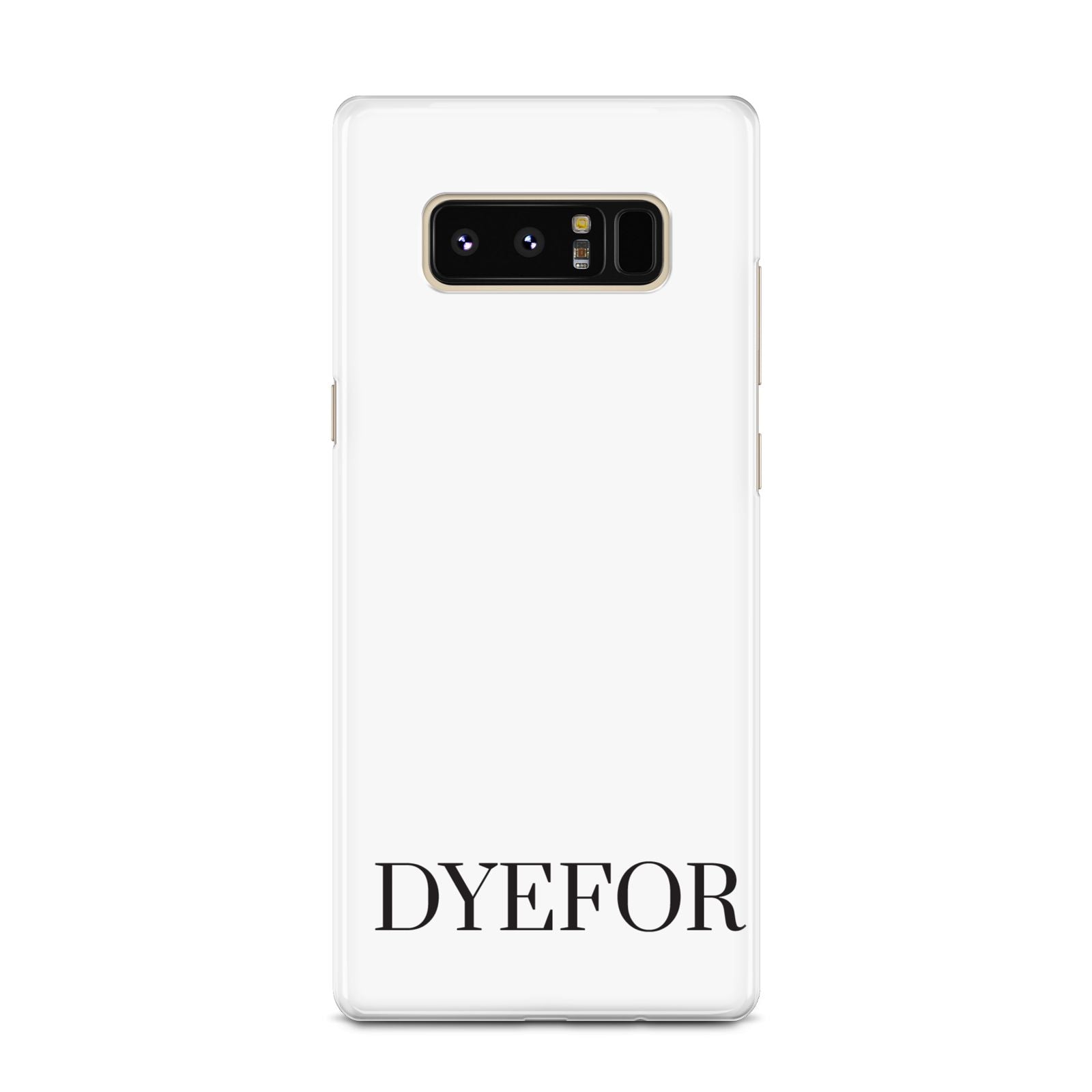 Name Personalised White Samsung Galaxy Note 8 Case