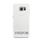 Name Personalised White Samsung Galaxy S6 Case