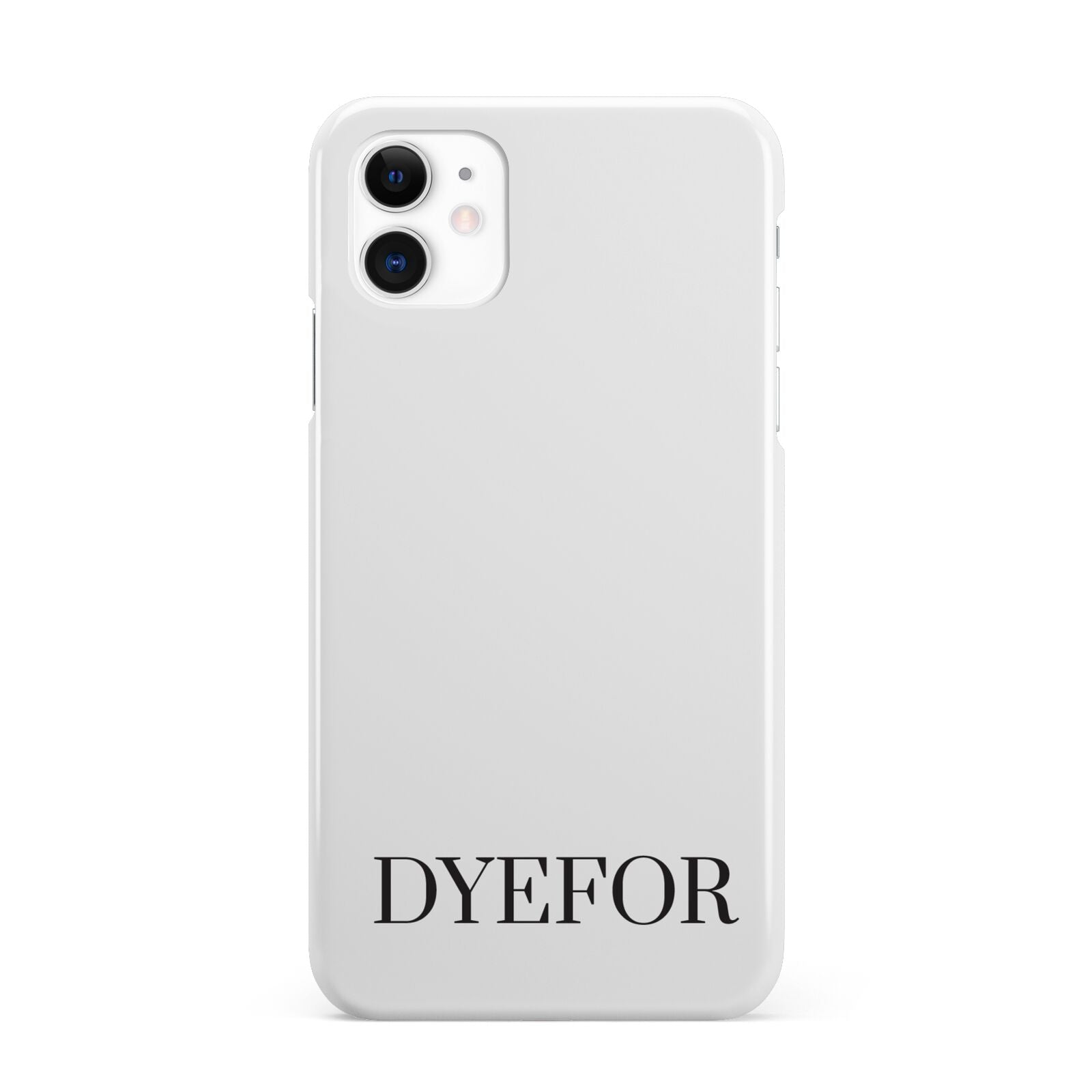 Name Personalised White iPhone 11 3D Snap Case