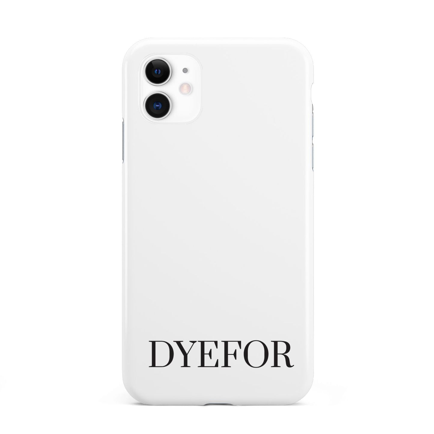 Name Personalised White iPhone 11 3D Tough Case