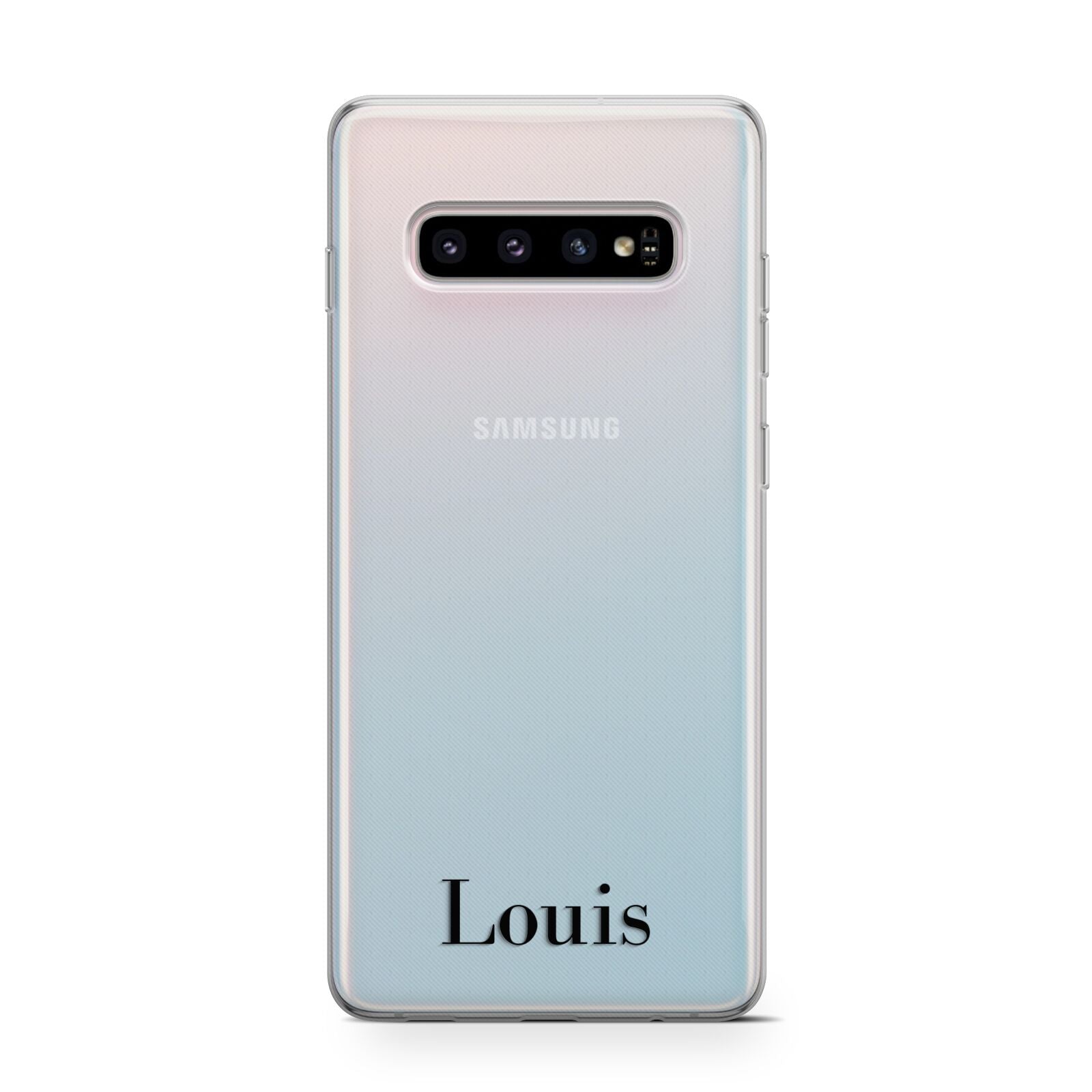 Name Protective Samsung Galaxy Case