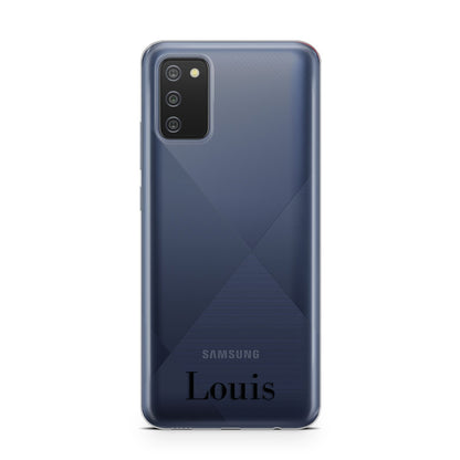 Name Samsung A02s Case