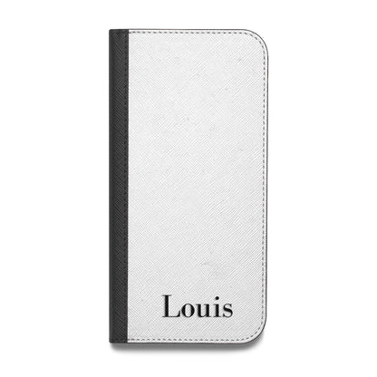 Name Vegan Leather Flip Samsung Case