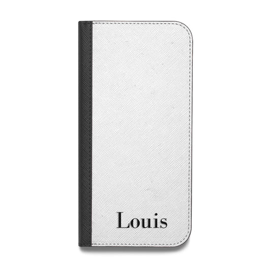 Name Vegan Leather Flip Samsung Case