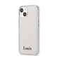 Name iPhone 14 Clear Tough Case Starlight Angled Image