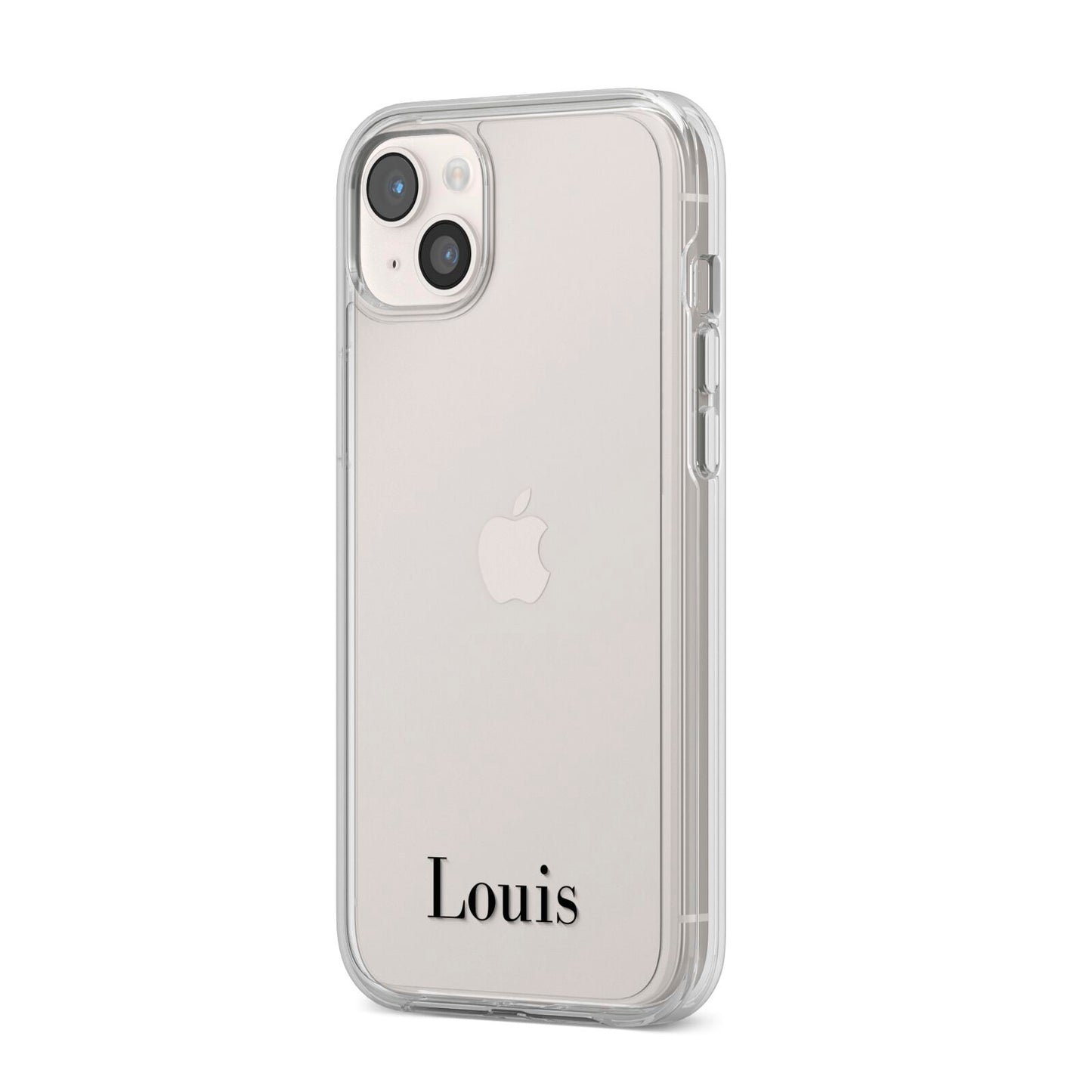 Name iPhone 14 Plus Clear Tough Case Starlight Angled Image