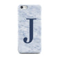 Navy Blue Single Initial Apple iPhone 5c Case