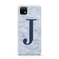 Navy Blue Single Initial Huawei Enjoy 20 Phone Case