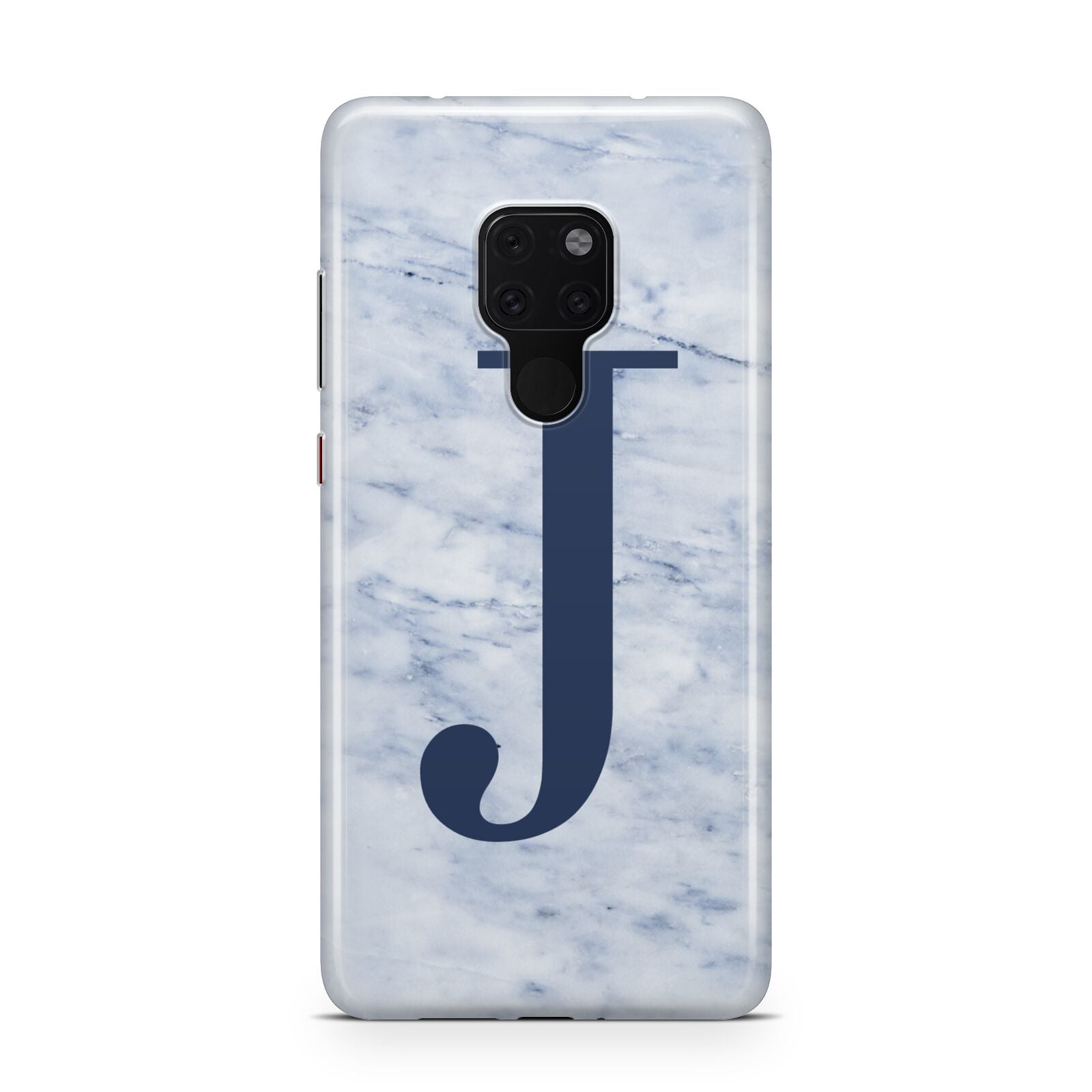 Navy Blue Single Initial Huawei Mate 20 Phone Case