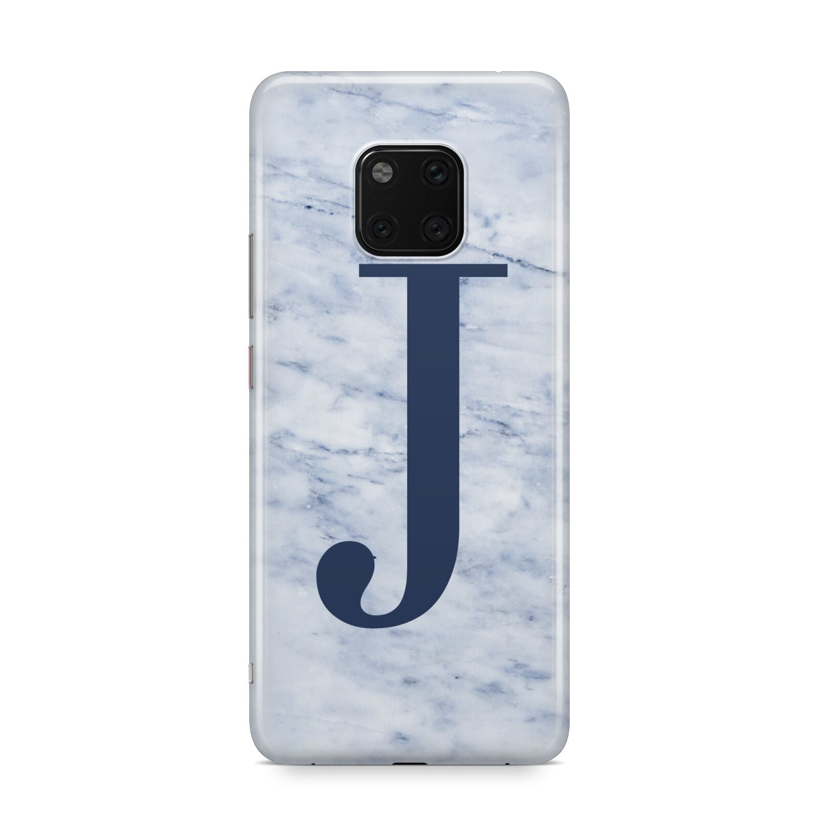 Navy Blue Single Initial Huawei Mate 20 Pro Phone Case