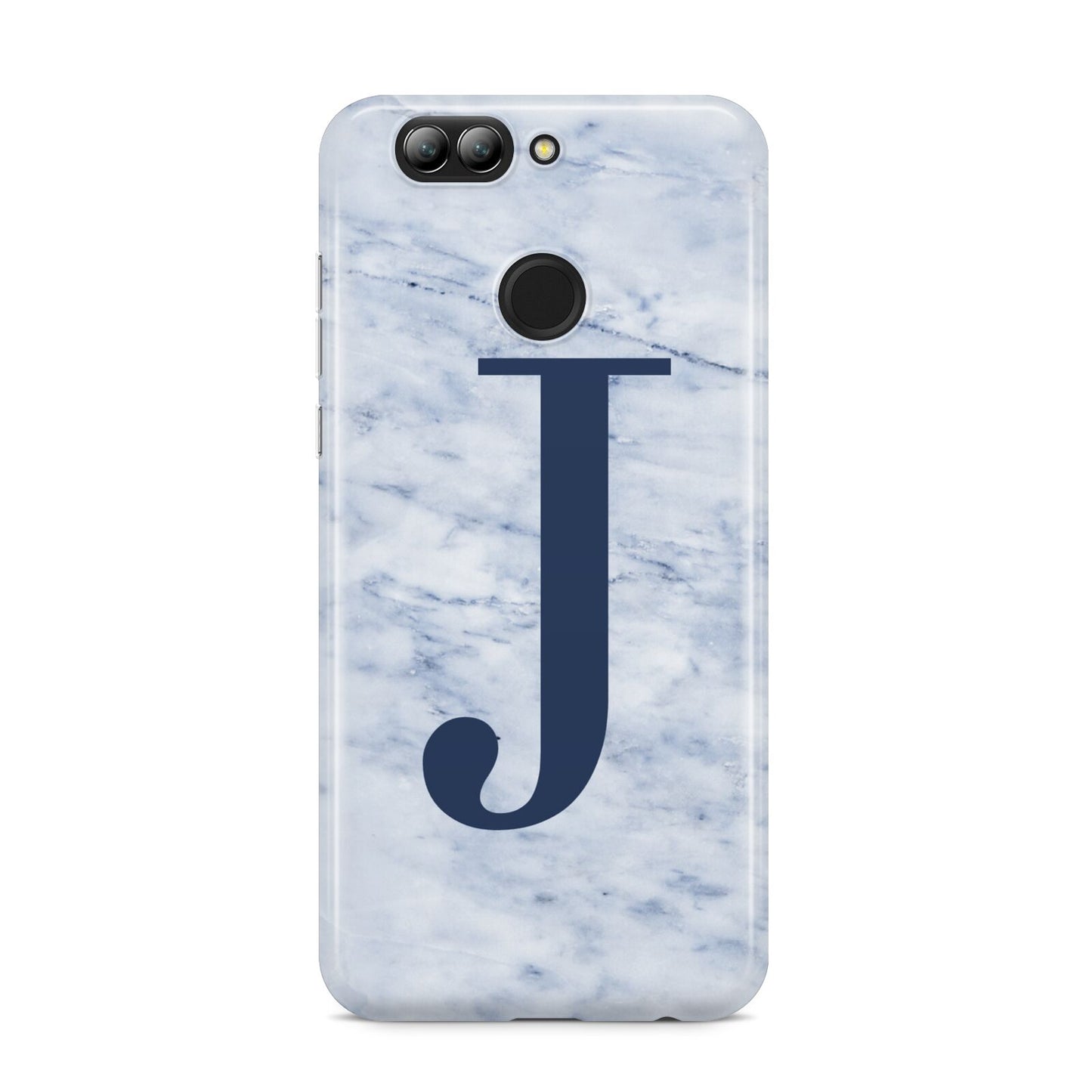 Navy Blue Single Initial Huawei Nova 2s Phone Case