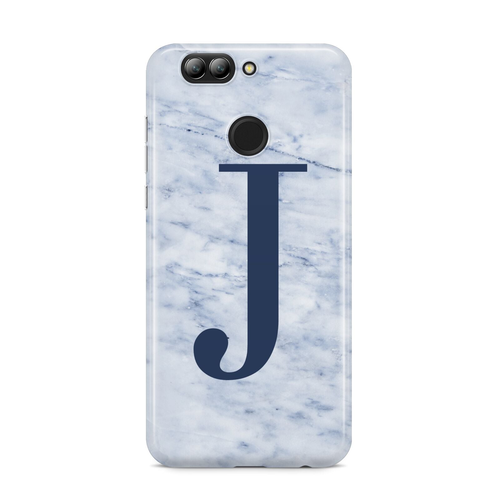 Navy Blue Single Initial Huawei Nova 2s Phone Case
