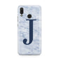 Navy Blue Single Initial Huawei Nova 3 Phone Case