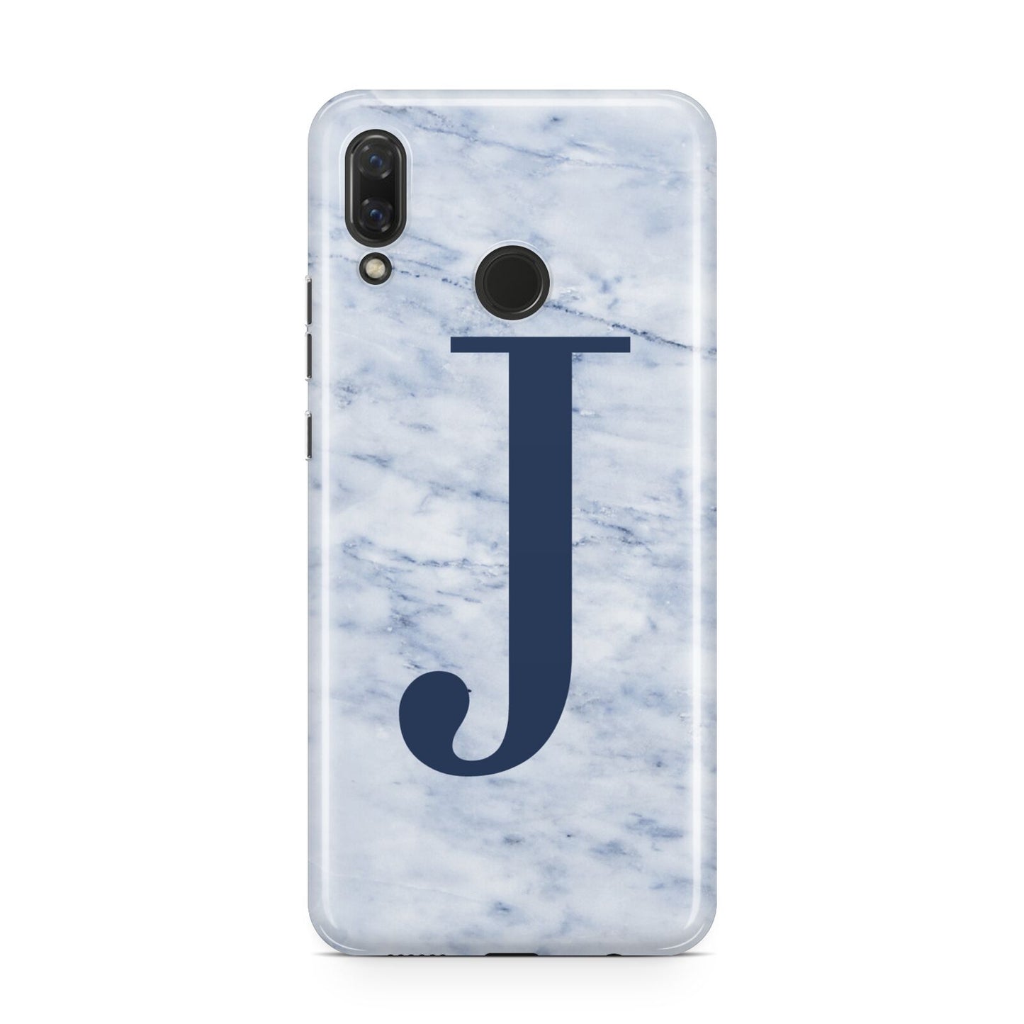 Navy Blue Single Initial Huawei Nova 3 Phone Case