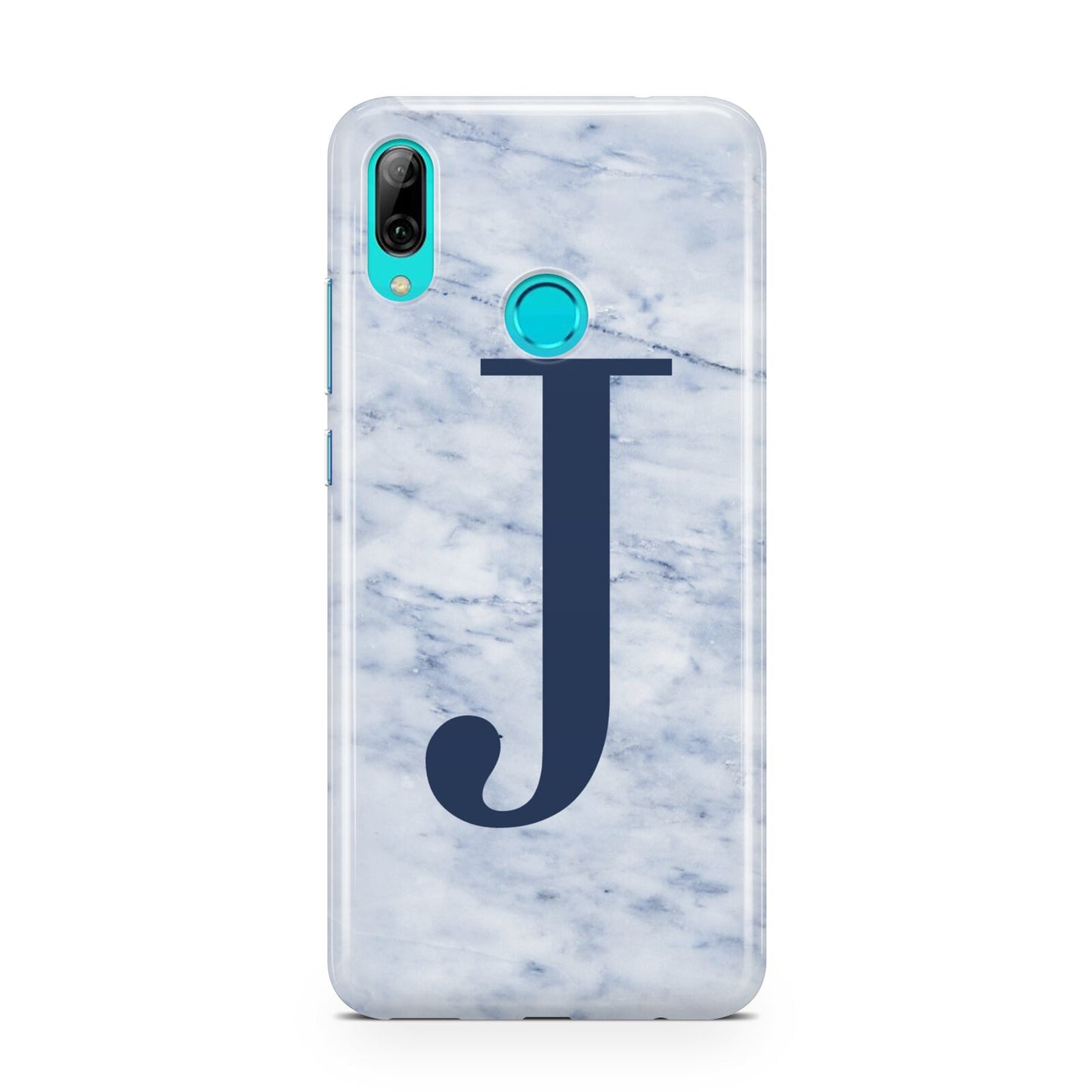 Navy Blue Single Initial Huawei P Smart 2019 Case