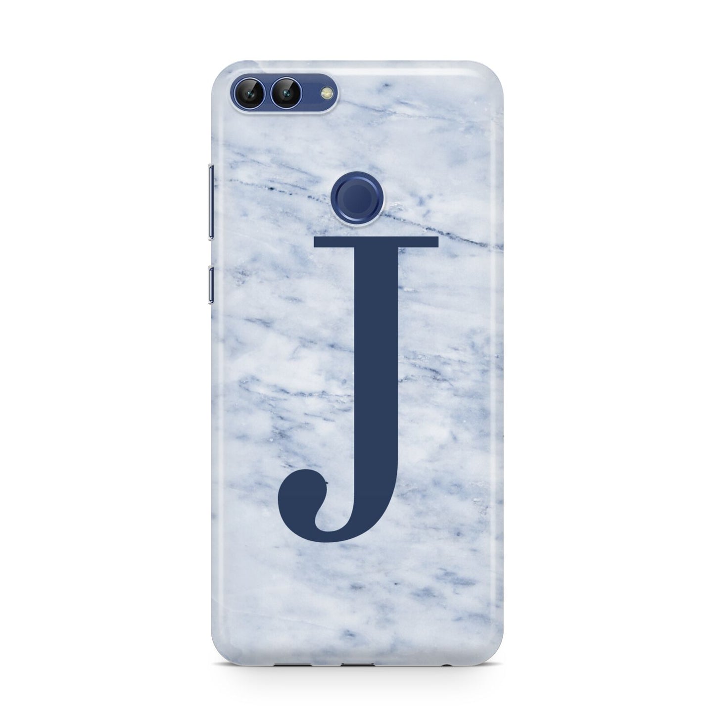 Navy Blue Single Initial Huawei P Smart Case