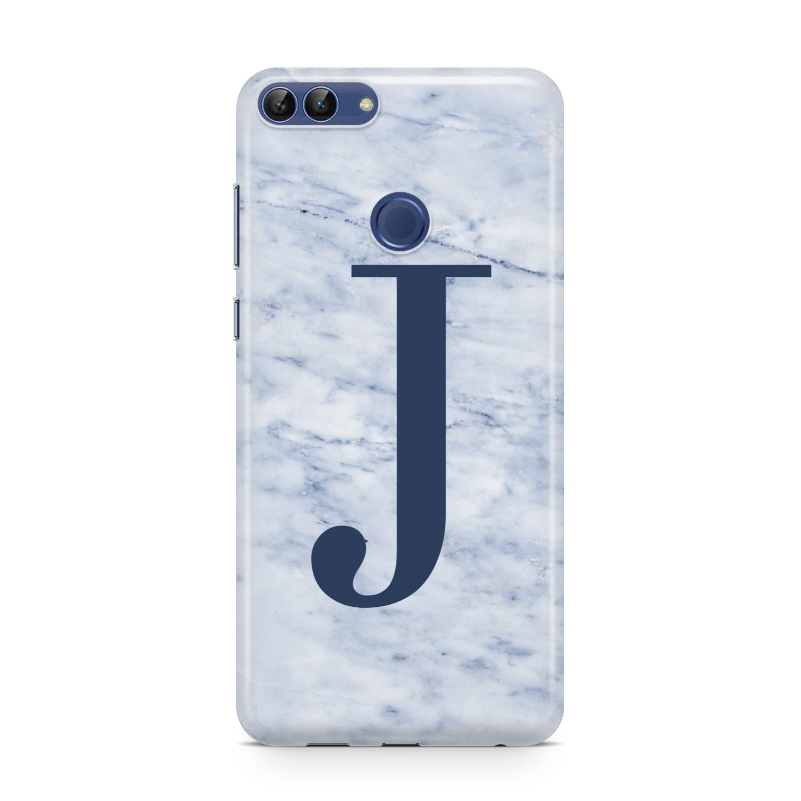 Navy Blue Single Initial Huawei P Smart Case