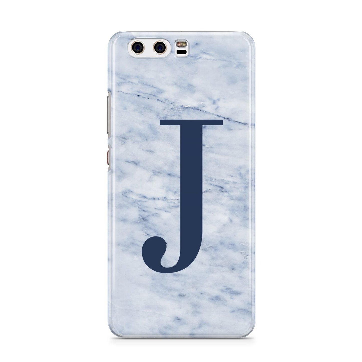 Navy Blue Single Initial Huawei P10 Phone Case