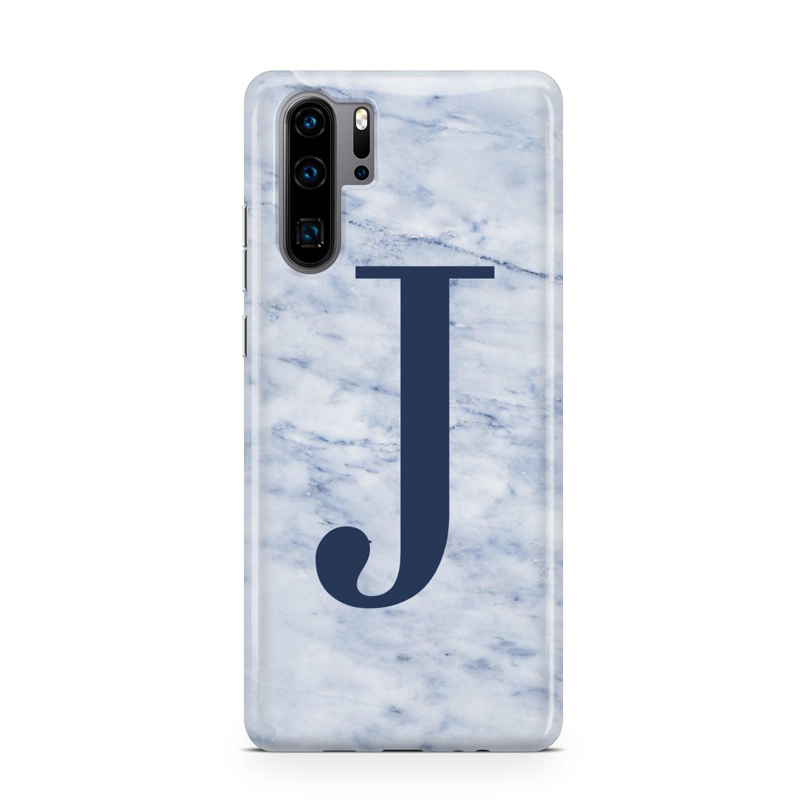 Navy Blue Single Initial Huawei P30 Pro Phone Case