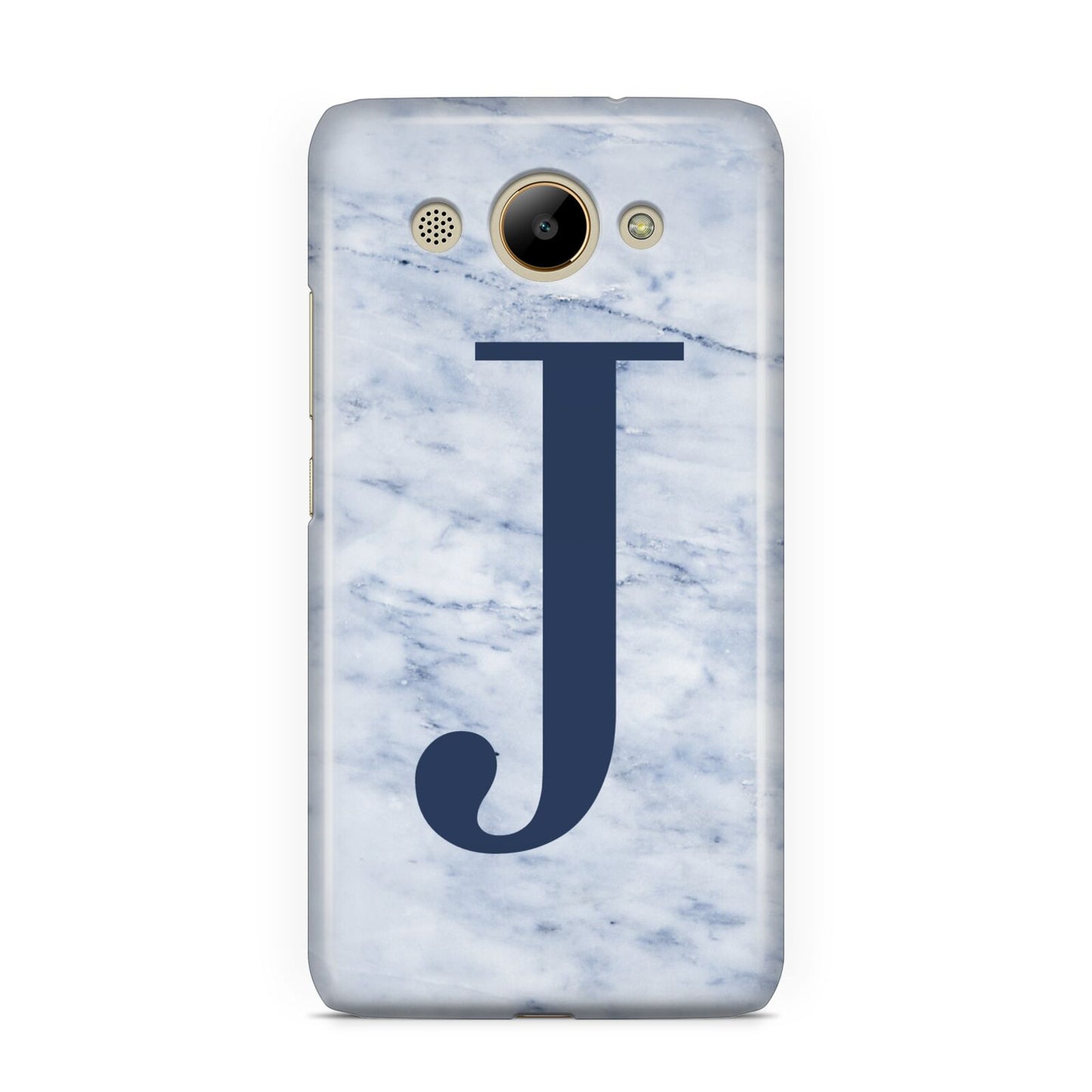 Navy Blue Single Initial Huawei Y3 2017