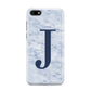 Navy Blue Single Initial Huawei Y5 Prime 2018 Phone Case