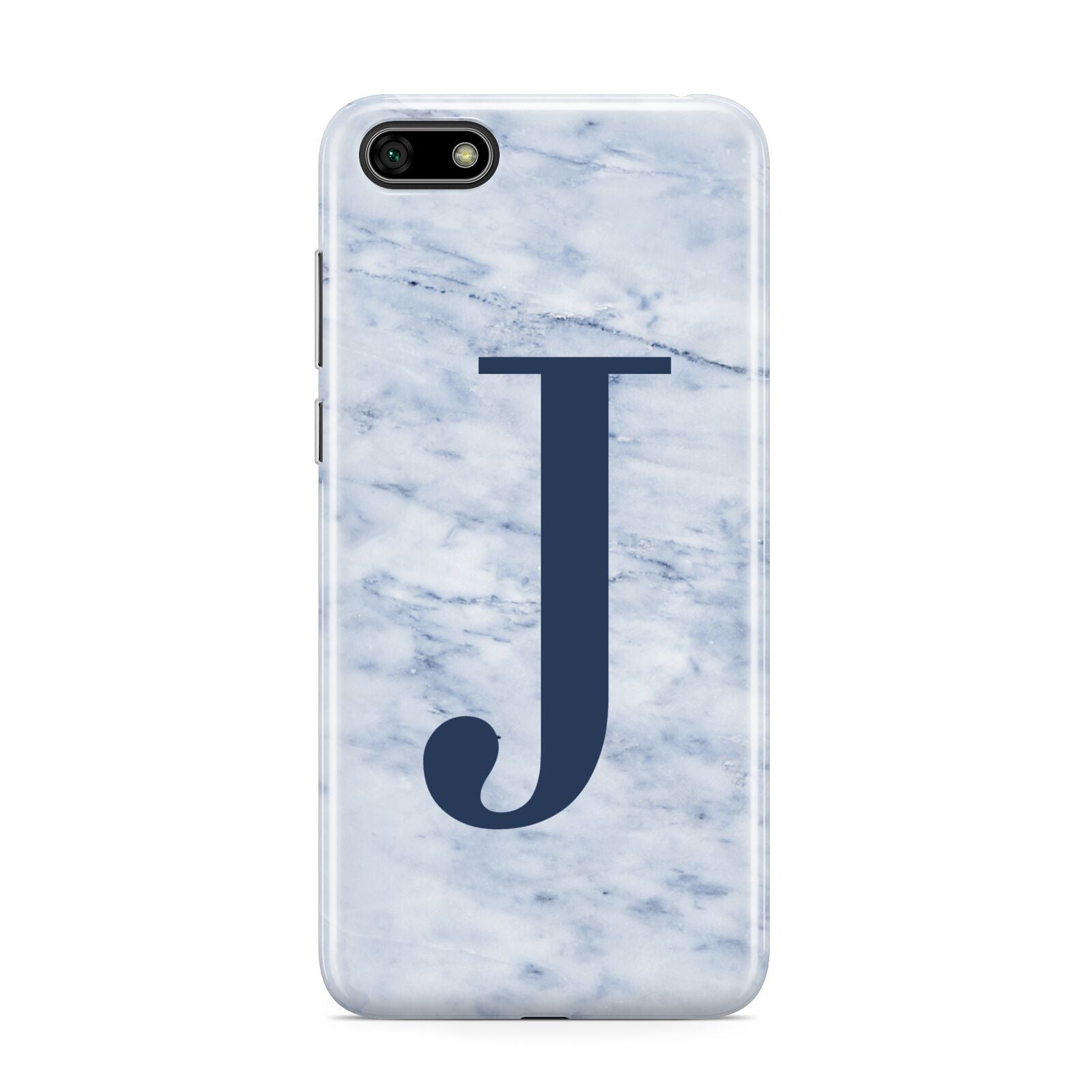 Navy Blue Single Initial Huawei Y5 Prime 2018 Phone Case