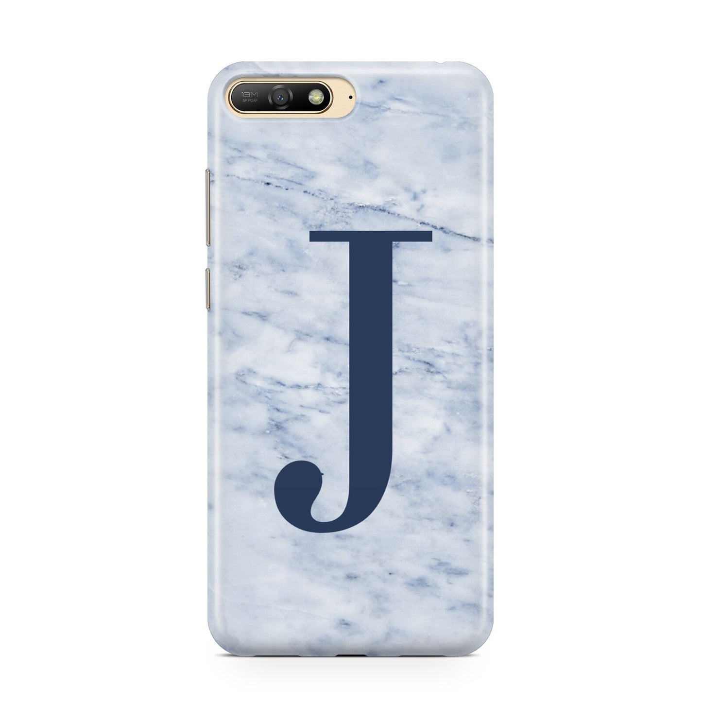 Navy Blue Single Initial Huawei Y6 2018