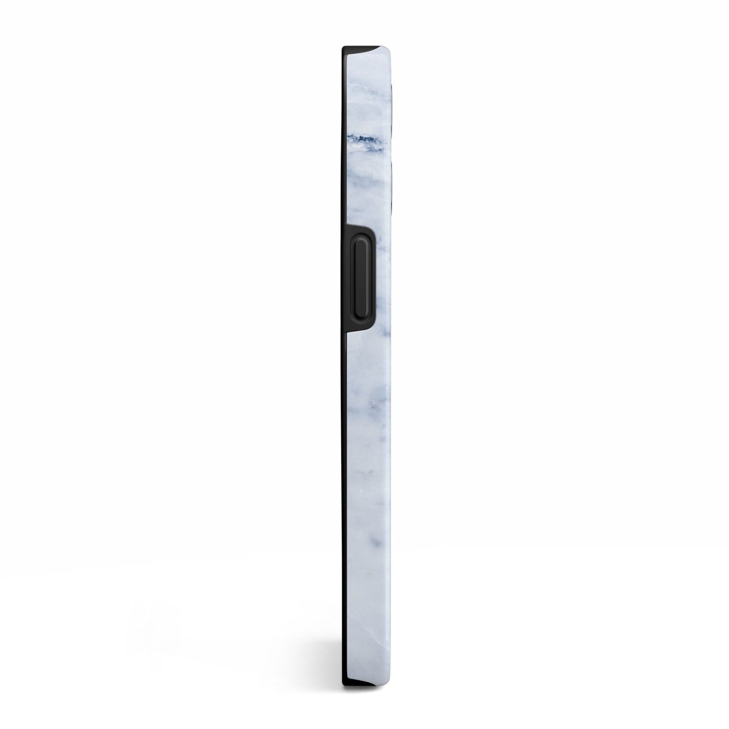 Navy Blue Single Initial iPhone 13 Pro Side Image 3D Tough Case